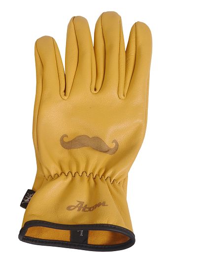 Moustache motorcycle gloves